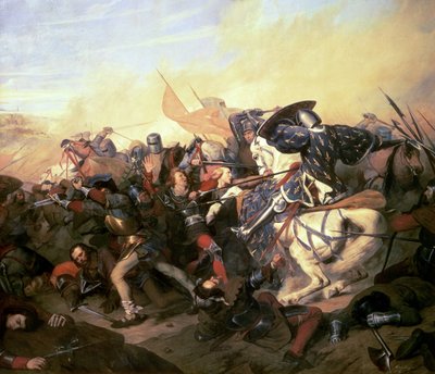 The Battle of Cassel on 23rd August 1328 by Henry Scheffer